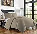 Zen Bamboo Ultra Soft 3-Piece Rayon Derived From Bamboo Duvet Cover Set - Hypoallergenic and Wrinkle Resistant - King/Cal King - Taupe