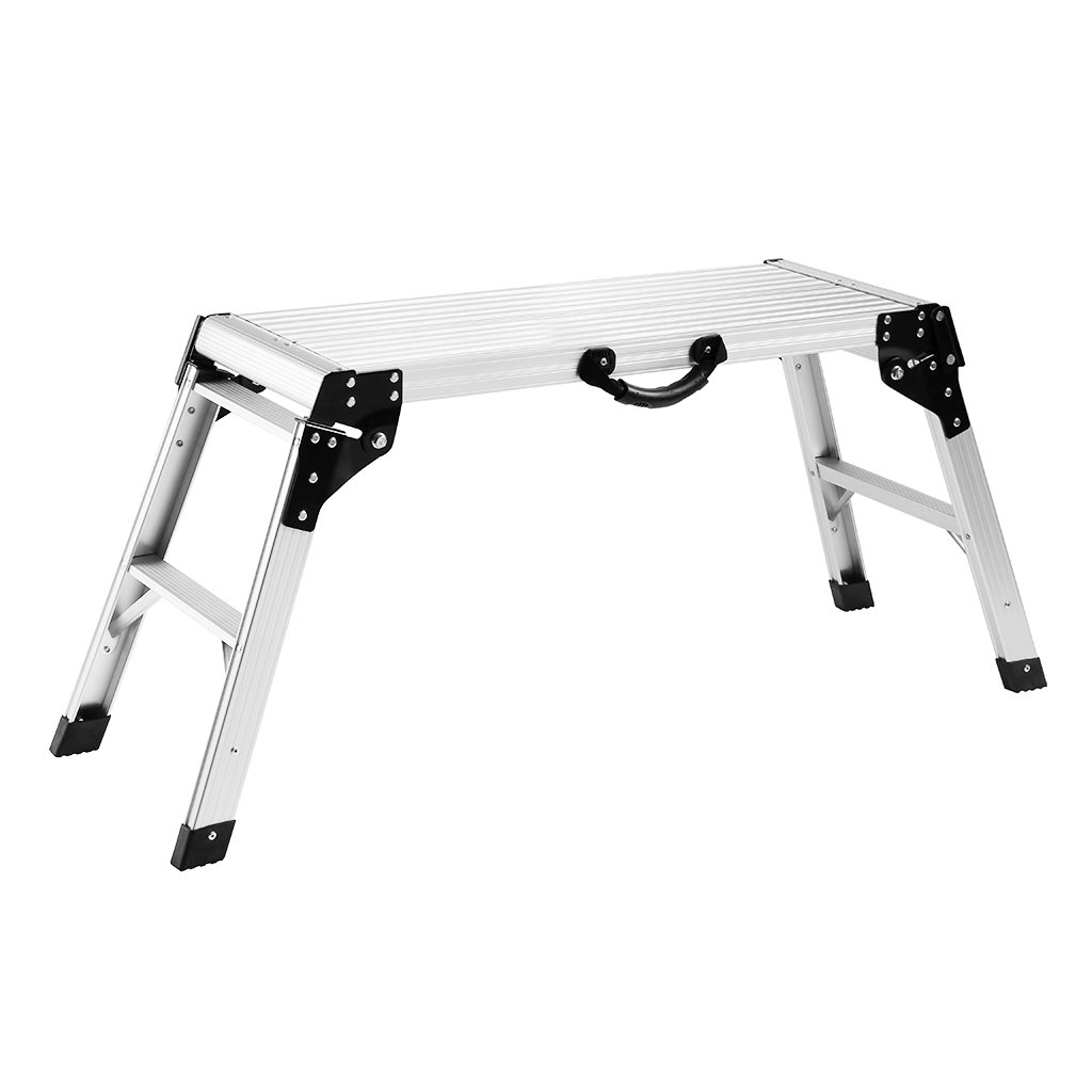 Aluminum Work Platform Drywall Step Up Folding Work Bench