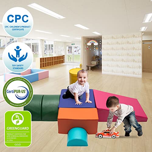 6 Pieces Kids Climbing Toys for Toddlers 13, Lightweight Nugget Couch