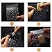 LiyuanQ Christmas Self Adhesive Candy Bag 200 PCS Cellophane Cookie Bags Self-adhesive Sealing Cellophane Bags White Polka Dot Clear Bags OPP Plastic Party Bag for Bakery, Candy (5.5 x 5.5 inches)