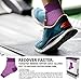 SB SOX Plantar Fasciitis Relief Socks – Ankle Brace Compression Sleeve – Arch Support for Foot Pain, Swelling, Heel Spurs – Foot Brace for Achilles Tendonitis Relief, Injury Recovery (Purple, Large)