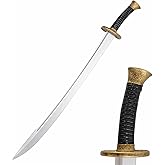 LarpGears Classical Chinese YanLing Saber Foam Sword, Historical Training Sword for Halloween Costume, LARP Events, Cosplay and Outdoor Battle Game Sports 33 Inches