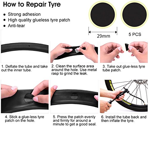 image for NewMainone Mini Bike Pump Portable Bicycle Frame Pump,Bicycle Tire Pum