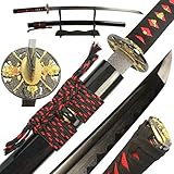 DTYES Japanese Samurai Katana Sword Real Swords for