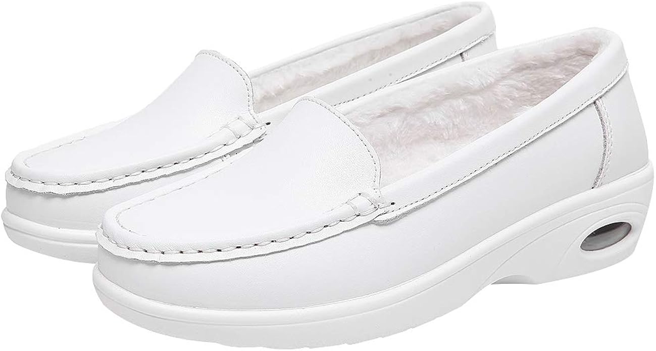 fur lined slip on trainers
