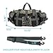 GAOAG AccMart Waterproof Fanny Waist Pack Bag for Outdoor Sports Hiking Camping Riding Travelling Black