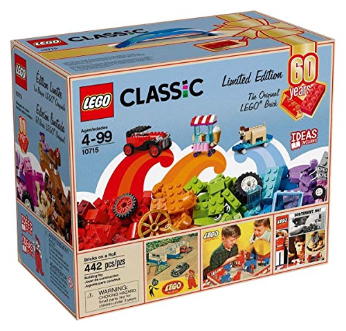Lego Classic Bricks On A Roll 442-Piece Building Kit - 60th Anniversary Limited Edition