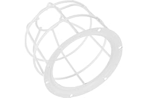 MUCKLILY Industrial Bulb Protector Cage with Sturdy Wire Frame Explosion-Proof Lamp Cover for Workshop and Factory Lighting 5
