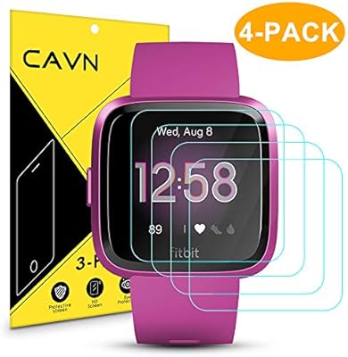 CAVN Protector de Pantalla para Fitbit Versa/Fitbit Versa Lite ...