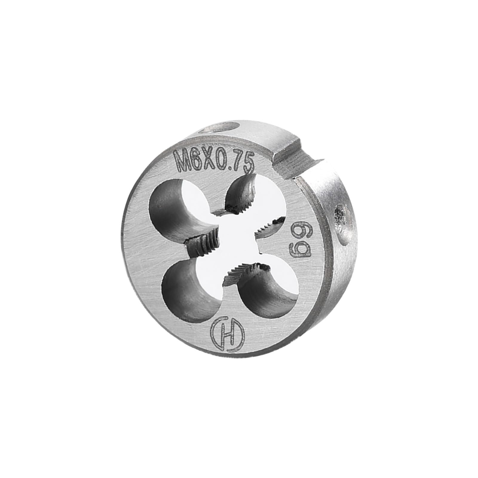 CoCud Metric Adjustable Round Die, M6 X 0.75, Alloy Steel Thread Left Hand Threading Die - (Applications: for Processing External Threads for Metal Plastic)