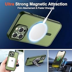 SUPFINE Magnetic for iPhone 13 Pro Case [Compatible