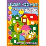 Learn Colors with Stickers- Farm Animals