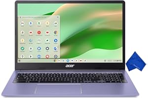 Acer Chromebook 315 15.6" HD Laptop - Intel Celeron N4500, 4GB RAM, 64GB eMMC, Chrome OS, Newest Model (with Microfiber Cloth