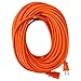 Master Electrician 02209ME 100-Feet Round Vinyl Extension Cord, Orange primary