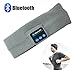 Repokevin Bluetooth Headband Headphones for Sport Running Yoga Wireless Stereo Sleep Headset with Mic Black for Man Woman Gift (Tgrey)