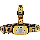 DEWALT Headlamp for Jobsite, 200 Lumen (DWHT81424), Yellow