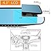 Car Camera|4.3 inch LCD HD 1080P Dash Cam |Car Video Camera | Car Video Recorder with Dual Lens for Vehicles Front & Rearview Mirror | DVR Vehicles G-Sensor, Loop Recording, 170 Degrees