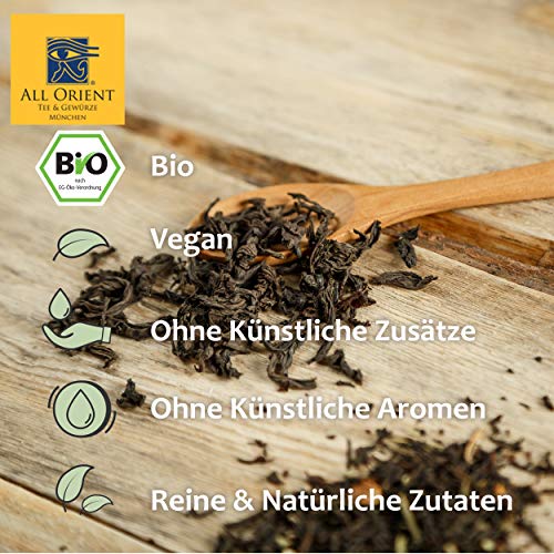 All Orient BIO Indischer Chai | 100g | Schwarztee | loser Tee | ayurvedische Gewürze | ohne Zusatz von Aromen | BIO-Qualität | naturbelassen | Chai Tee mit würzigem Geschmack – Bild 7
