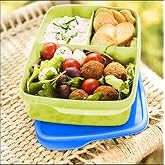 Tupperware . Plastic Kids Divide Lunch-1 Pc,1Liters,Multicolor