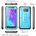 SUPCASE Unicorn Beetle PRO Series Designed for Galaxy S6 Case, with Built-in Screen Protector Full-body Rugged Holster Case for Galaxy S6 (2015 Release) (Blue/Black)
