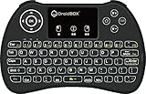 DroidBOX i9 Wireless 2.4Ghz Backlight i8 Mini-Keyboard Rechargeable with Mini Gestures Touchpad for Android TV BOX, T8, TX2, TX3, Raspberry Pi, Minix, Fire TV, NVIDIA Shield