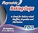 Reynolds Jumbo Foil Cupcake Liners, 24 Count (Pack of 12), 268 Total