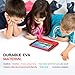 MoKo Case for All-New Amazon Fire HD 8 Tablet (6th/7th/8th Generation, 2016/2017/2018 Release) Kids Shock Proof Convertible Handle Light Weight Protective Stand Cover Case for Fire HD 8,RED