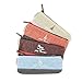Crystallove 4pcs Simple Cotton School Pen Bag Pencil Pouch Case or Cosmetic Bag for Girls