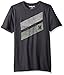 Hurley mens Icon Slash Gradient T-shirt T Shirt, Black Heather, Large US
