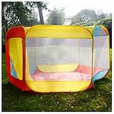 Folding Portable Playpen Baby Play Yard With Travel Bag Indoor Outdoor Safety