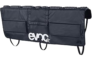 EVOC XL Tailgate Bike Pad - E-Bike Compatible, Heavy-Duty Padding for Securing Up to 6 Bikes, Foldable Rearview Camera Flap, 