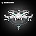 Beebeerun WiFi FPV Quadcopter Drone with Camera Live Video 2.4GHz Headless Mode Altitude Hold One-Key Function VR Headset-Compatible Gravity Induction Damage Resistance (White Drones with Camera)