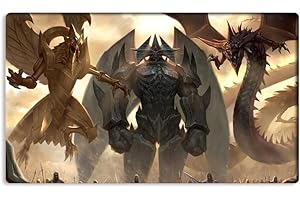 New Mlikemat Playmat Osiris The Sky Dragon TCG CCG Trading Card Game Mat No Zones + Free Bag (ZD014-465-K-No Zones)