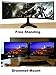 EZM Deluxe Dual Monitor Mount Stand Free Standing with Grommet Mount Option up to 28