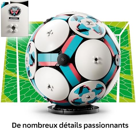 Editions Le Ballon de Foot - Jouet Football - Maquette de Balle - Décoration 3D avec Stade Miniature Interactif - Cadeau d'anniversaire pour Garçon, Fille dès 10 Ans & Fan de Sport Adulte 43019 — photo 5 sur 8