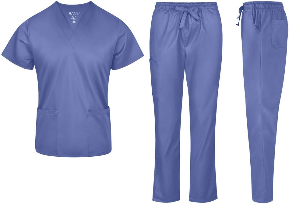 BANU Medical Uniform – Universal Scrubs Set for Men and Women – Multiple Colors