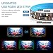 USB LED Strip Lights Kit, Bias Lighting with RF Remote Controller, IP65 Waterproof Flexible Strip Light, 5050 RGBW, 5V USB Cable TV Backlight Kit, Lighting Rope for TV, TV Lights, LED Strip (6.56ft)