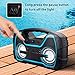 Portable Waterproof Bluetooth Speaker IPX7, AOMAIS Wireless Home Party Speaker, 25W Rich Bass Impressive Sound, Wireless Stereo Pairing, Built-in Mic, 100ft Bluetooth Range, Durable for Indoor Outdoor