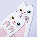 Amandir 5 Pairs Womens Cute Animal Socks, Funny Casual Cat Cotton Socks