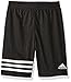 Adidas Boys' Little Athletic Basketball Short, Defender Caviar Black, 6