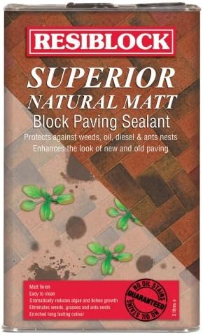 Resiblock Superior Natural Matt Block Paving Sealant 5Lt by Resiblock