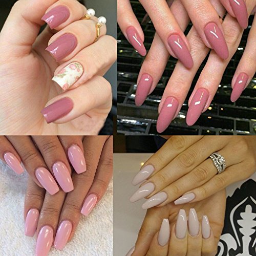 CLAVUZ Gel Nail Polish Nude Soak Off UV Led Gel Nail Polish Salon Nails Art Manicure 8ML - Thumbnail 3