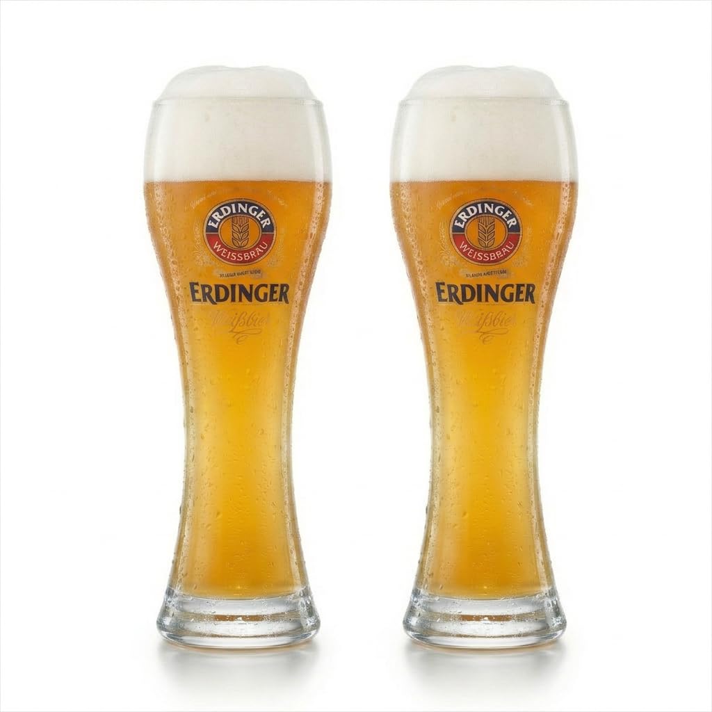 Erdinger Beer Glasses Half Litre (Set of 2)