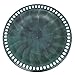 Nova Microdermabrasion 28 Inch Height Pedestal Bird Bath - Antique Green Resin Birdbath for Vintage Decoration in Outdoor Garden Courtyard