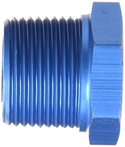 Aeroquip FCM2142 Blue Anodized Aluminum 3/4" to 1/2" Reducer Pipe Bushing
