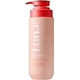Luna Daily Hydrating Everywhere Wash | Gentle Feminine Body Wash for Sensitive Skin | Ph Balance Daily Cleanser with Coconut & Lactic Acid Prebiotics | Fresh Cotton Scent | 13.5 oz (400ml)