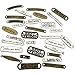 100g Craft Supplies Mixed Letter Words Charms Connector Pendants Beads Charms Pendants for Crafting, Jewelry Findings Making Accessory for DIY Necklace Bracelet (M087)