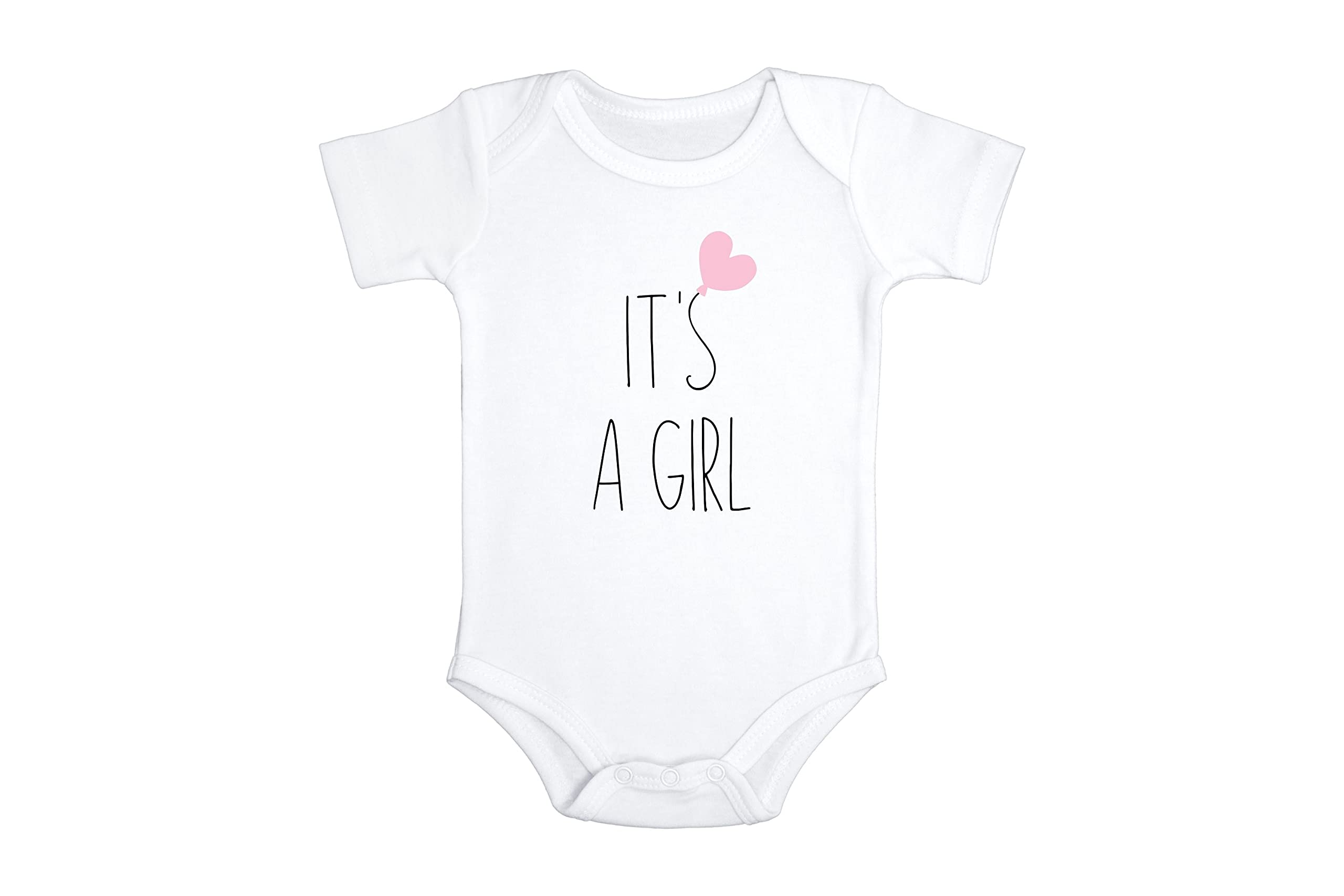 Photo 1 of "It's a Girl" Pregnancy Announcement Outfit– Gift for Expecting Families