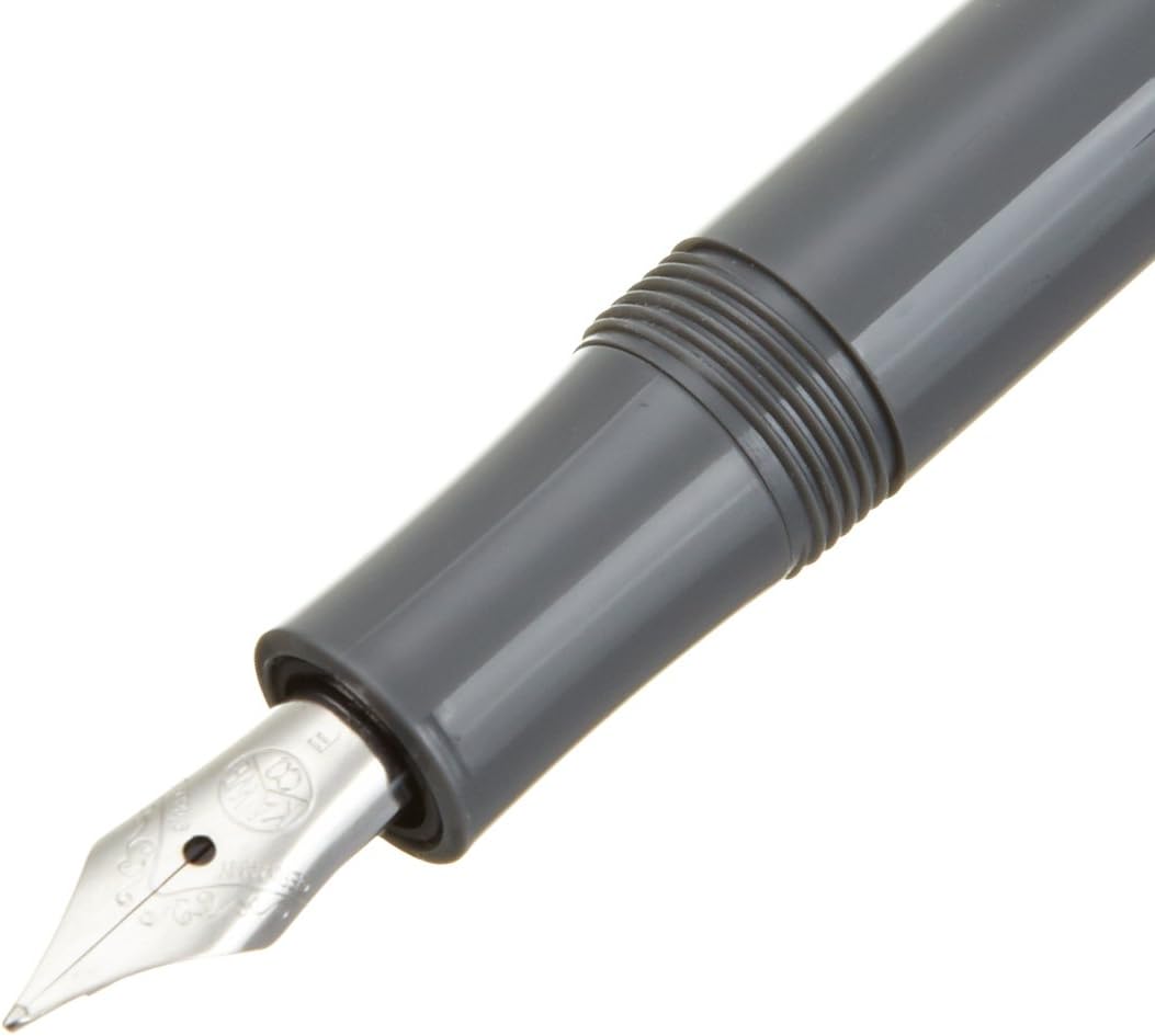 Kaweco SKYLINE SPORT Fountain Pen Grey I Premium Writing Pen for Ink Cartridges 13 cm in Modern Design and Colour I Nib: F (Fine) - Image 4