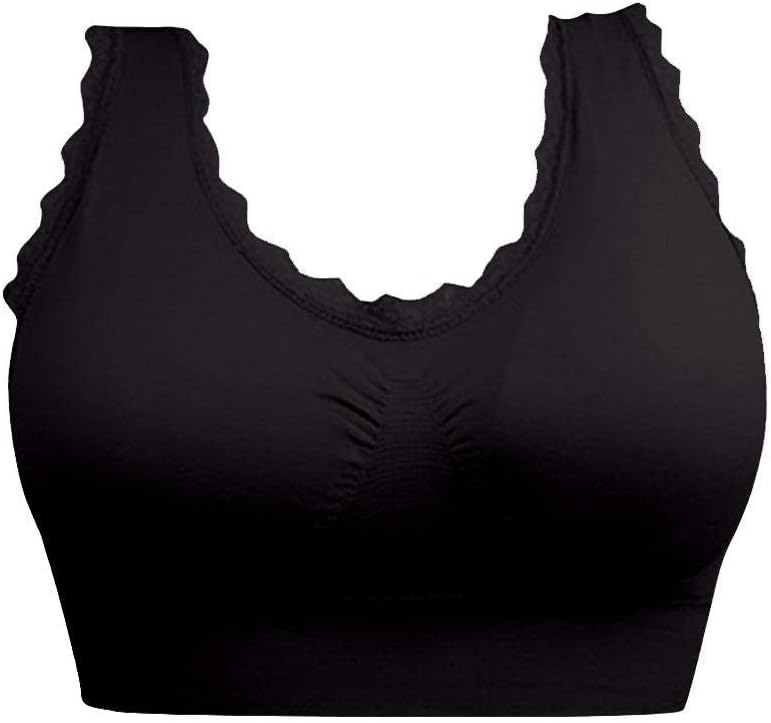 Bra for Women Plus Size Sexy Yoga Fitness Running Lingerie Underwear Vest Solid Beauty Back Breathable Sports Gather Bras